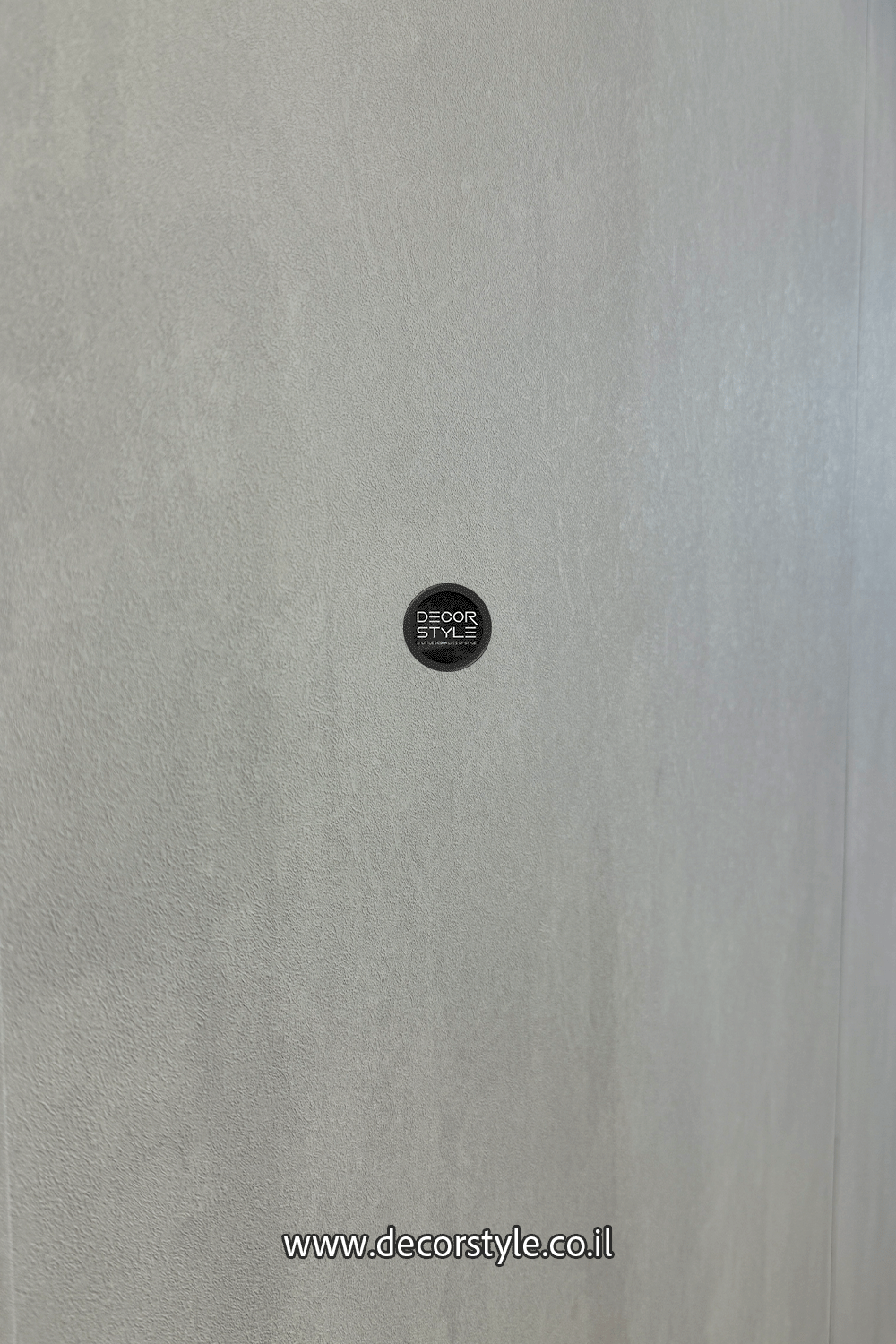 פלטה דמוי פורניר בטון | גוון אפור עדין - אפרפר | טקסטורה עדינה | גודל 120/290 ס״מ