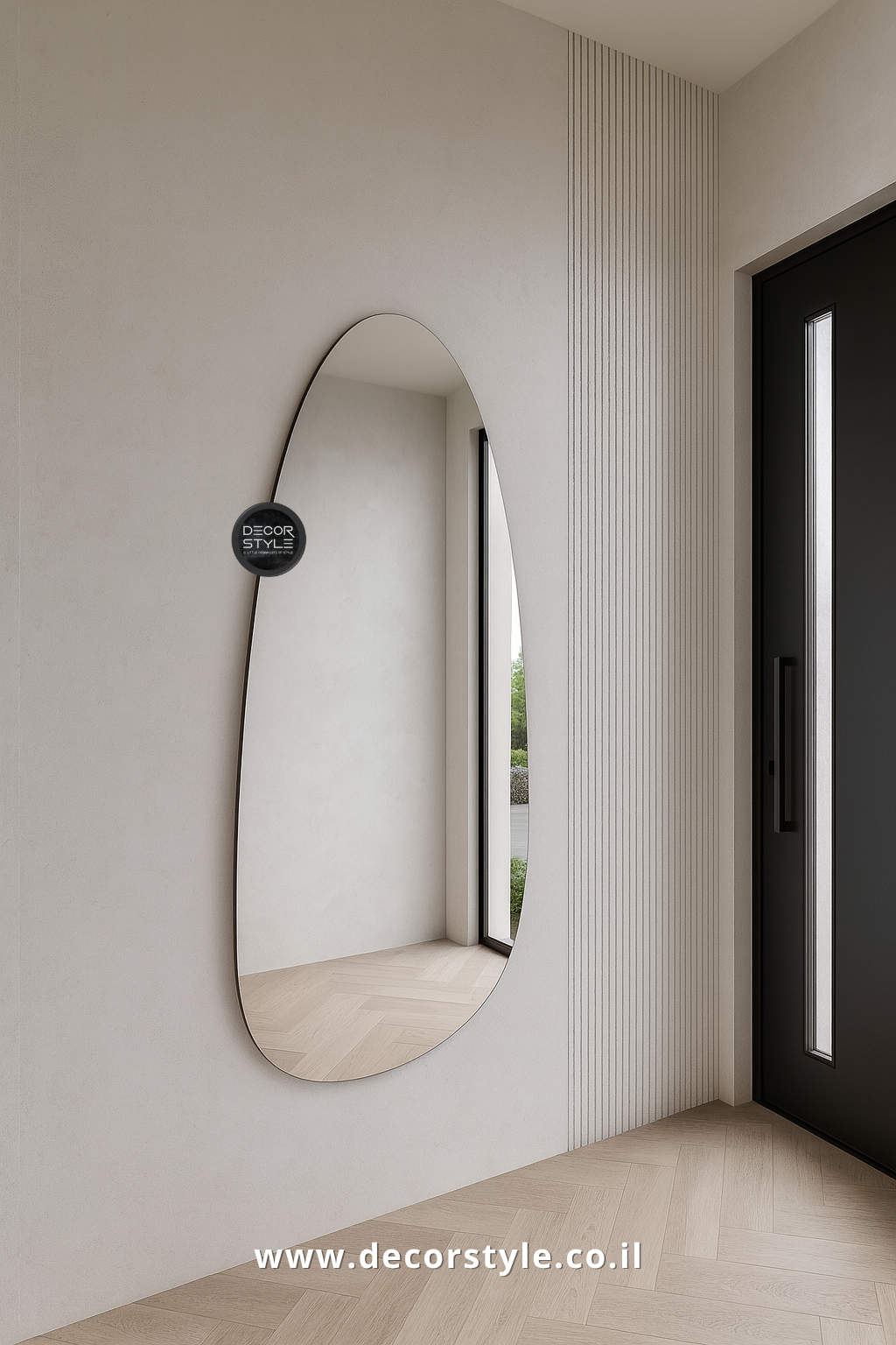 מראת טיפה אמורפית | דגם גאיה | במגוון גדלים