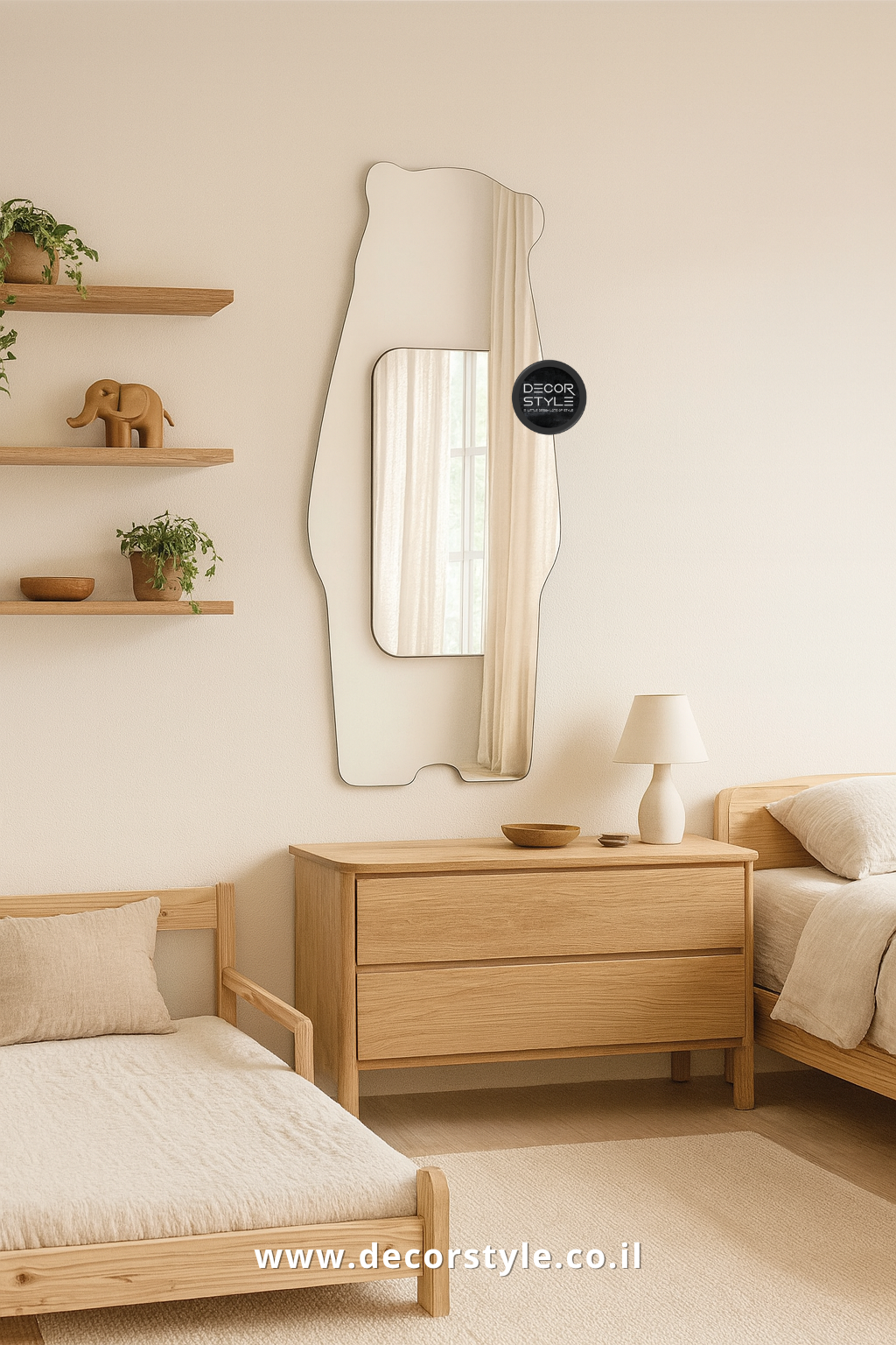 מראה אמורפית | דגם דובי | במגוון גדלים