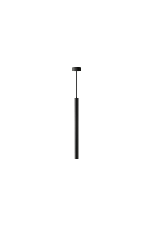 מנורת תקרה תלויה רול | 2 מטר | שחור מט