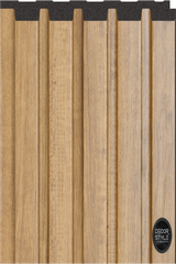 חיפוי קיר דמוי עץ אלון מבוקע | רוחב 18 ס״מ