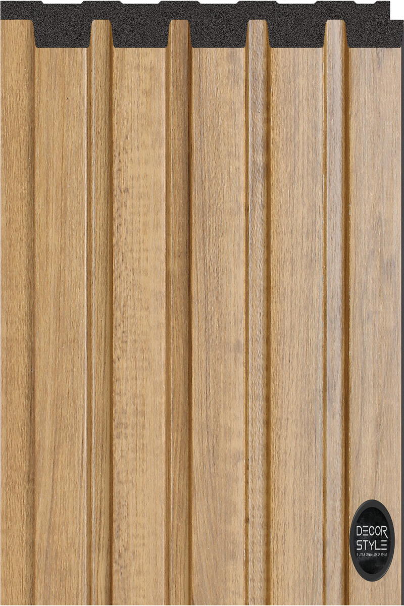 חיפוי קיר דמוי עץ אלון מבוקע | רוחב 18 ס״מ