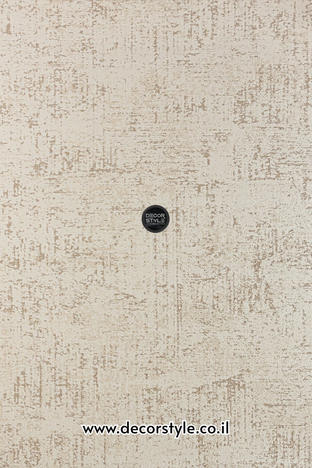 שטיח דוחה נוזלים | דגם הרמוני -  HARMONY |  גוון קרם ובז׳ שמנת