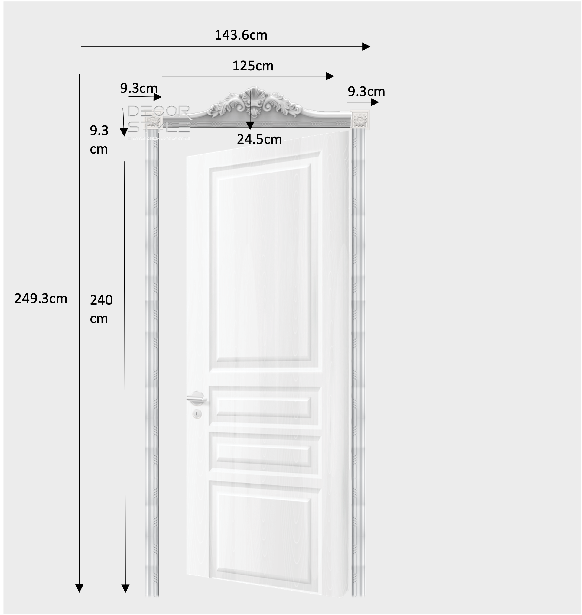 שער לדלת פנים | Indor Door gate
